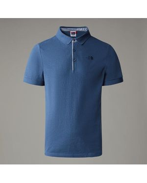 The North Face ’S Premium Piquet Polo Shirt Shady - Blue