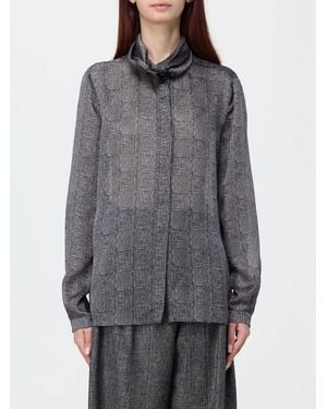 Emporio Armani Camicia Bianca E Nera - Grigio