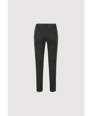 Dondup Pantaloni Slim Neri - Multicolore