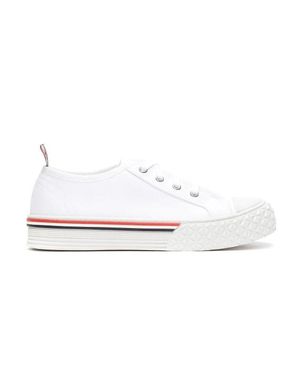 Thom Browne Sneakers Bianche - Nero