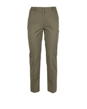 Via Masini 80 Pantaloni Kaki - Verde