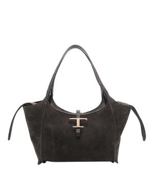 Tod's Shopping Bag T Timeless - Nero