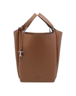 Tod's Borsa A Secchiello Marrone