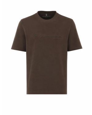 Brunello Cucinelli Maglia Marrone