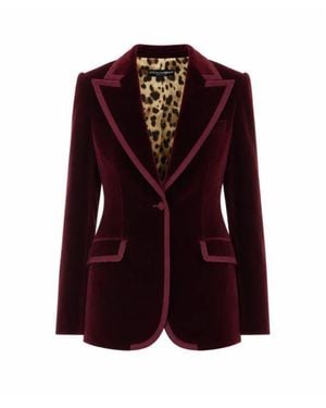 Dolce & Gabbana Giacca Rossa - Viola