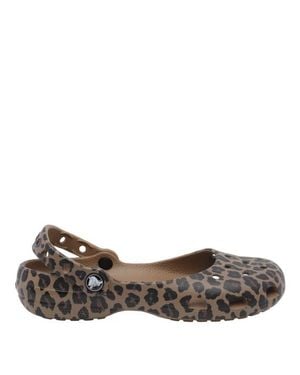 Crocs™ Ballerine Animalier Marroni - Grigio
