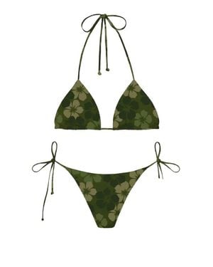 MC2 Saint Barth Mare Hibiscus Camo - Verde