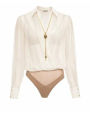 Elisabetta Franchi Top - Neutro