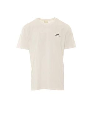 A.P.C. T-Shirt E Polo Bianco