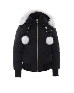 Moose Knuckles Giacca Bomber Nera Debbie - Nero