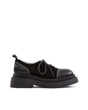 Malloni Scarpe Stringate Nere - Nero