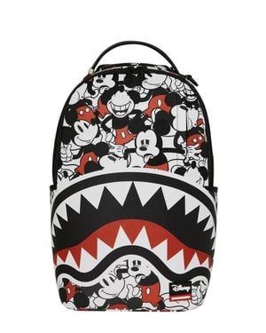 Sprayground Zaino Nero Con Motivo Disney Mickey