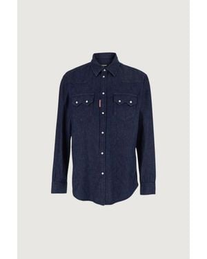 DSquared² Twin Peaks Shirt - Blu