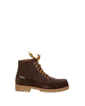 Sebago Stivaletti Alla Caviglia Stringati Marrone Scuro