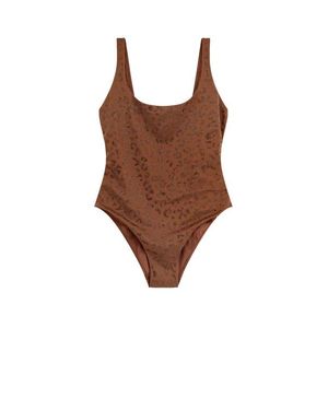 MC2 Saint Barth Costume Intero Lora Crinkle - Marrone
