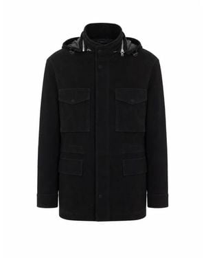 Tom Ford Giacca Nera Con Cappuccio - Nero
