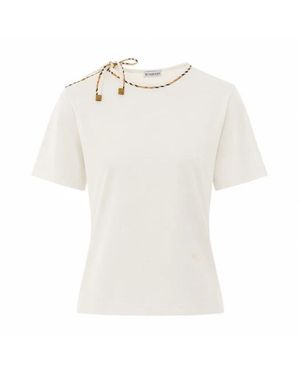 Burberry T-Shirt E Polo - Bianco