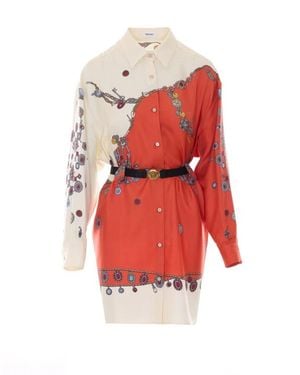 Versace Abito Stolen Jewels - Rosso