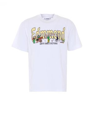 Edmmond Studios T-Shirt Domino Bianca - Bianco