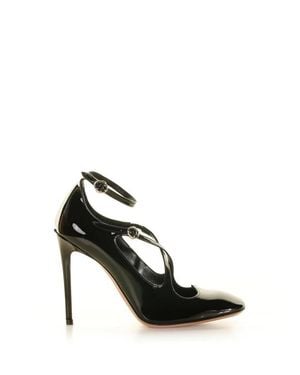 A.Bocca Decollete Con Cinturino E Incrocio - Nero