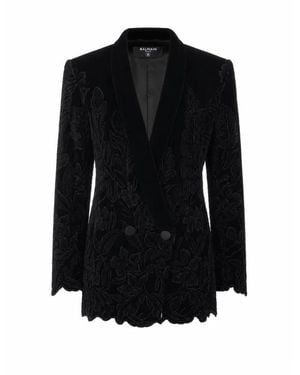 Balmain Giacca Nera - Nero