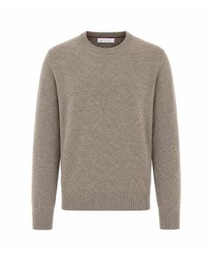 Brunello Cucinelli Maglia Grigia - Grigio