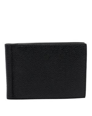 Thom Browne Portafoglio Con Fermasoldi - Nero