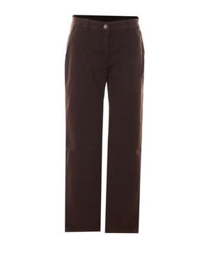 Liu Jo Pantaloni A Sigaretta Marrone Scuro