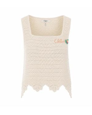 Chloé Top Bianco - Neutro