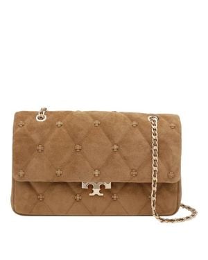 Tory Burch Borsa A Tracolla Bunny Knot - Marrone