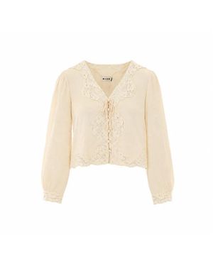 RIXO London Camicia Bianca - Neutro