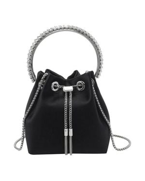 Jimmy Choo Borsa A Secchiello Bon Bon - Nero