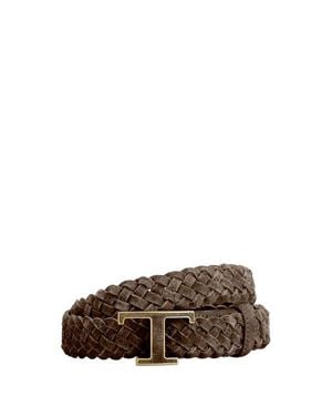 Tod's Cintura T Timeless - Marrone