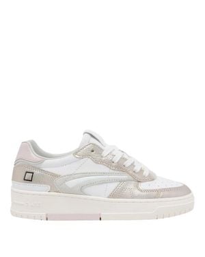 Date Sneaker Basse Torneo Pure Laminated Bianche - Bianco