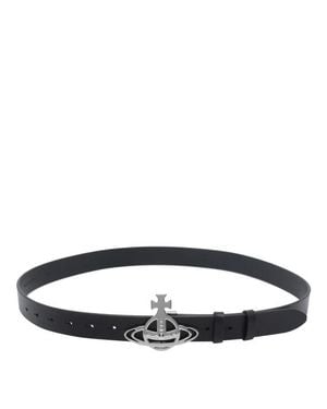 Vivienne Westwood Cintura Orb Buckle - Blu