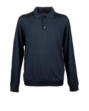Cruna T-Shirt E Polo Lana Merino - Blu