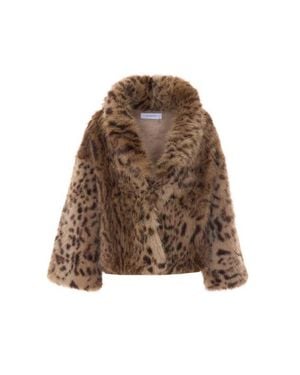 Bully Giacca Leopardata - Marrone