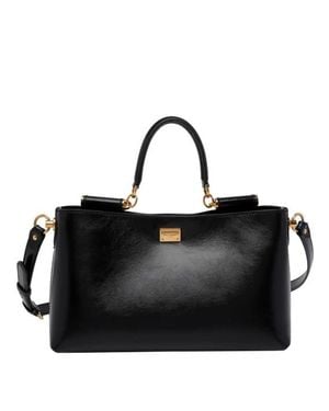 Dolce & Gabbana Borsa A Mano Vittoria Nera - Nero