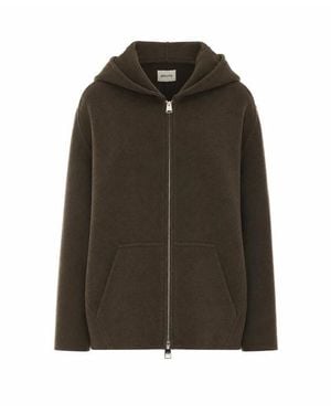 KHAITE Giacca Con Cappuccio Verde Dolem