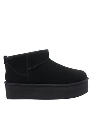 UGG Classic Ultra Mini Platform Stivaletti Neri - Nero