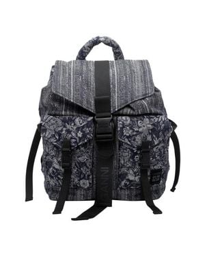 Ganni Zaino Patchwork Grigio - Nero