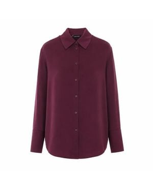 Anine Bing Camicia Rossa - Viola
