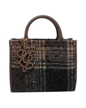 Liu Jo Borsa Tote Marrone Scuro - Nero