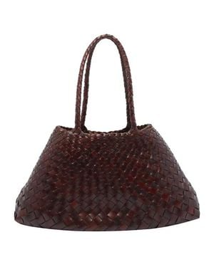 Dragon Diffusion Borsa A Mano Santa Croce - Marrone