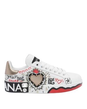 Dolce & Gabbana Sneakers Bianche - Bianco