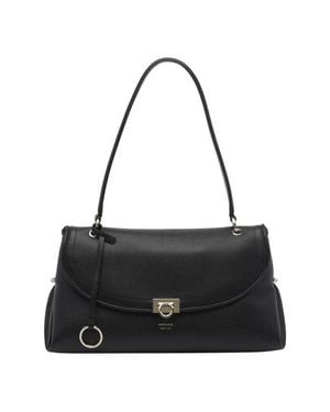 Ferragamo Borsa A Spalla - Nero