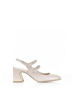 Status Chanel Slingback Doppio Cinturino - Bianco