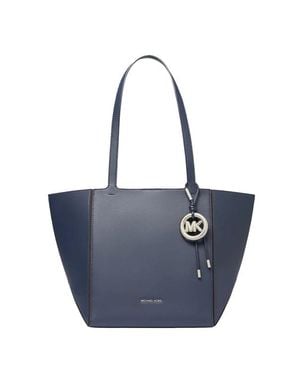 Michael Kors Borsa A Spalla Jodi Tote - Blu