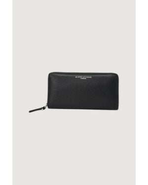 Gianni Chiarini Portafoglio Lungo Con Zip Grain - Nero