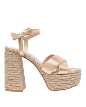 Gianvito Rossi Sandali Con Plateau Bebe - Multicolore